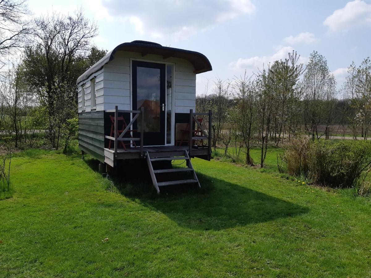 Meddo B&B Pipowagen "Het Wellnesst" Op Wellness Camping En B&B Stoltenborg المظهر الخارجي الصورة